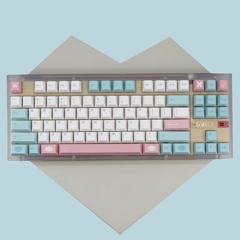 142 tasti GMK Noel Keycaps Cherry Profile PBT Dye Sublimation tastiera meccanica Keycap per MX Switch 61/64/87/980/104