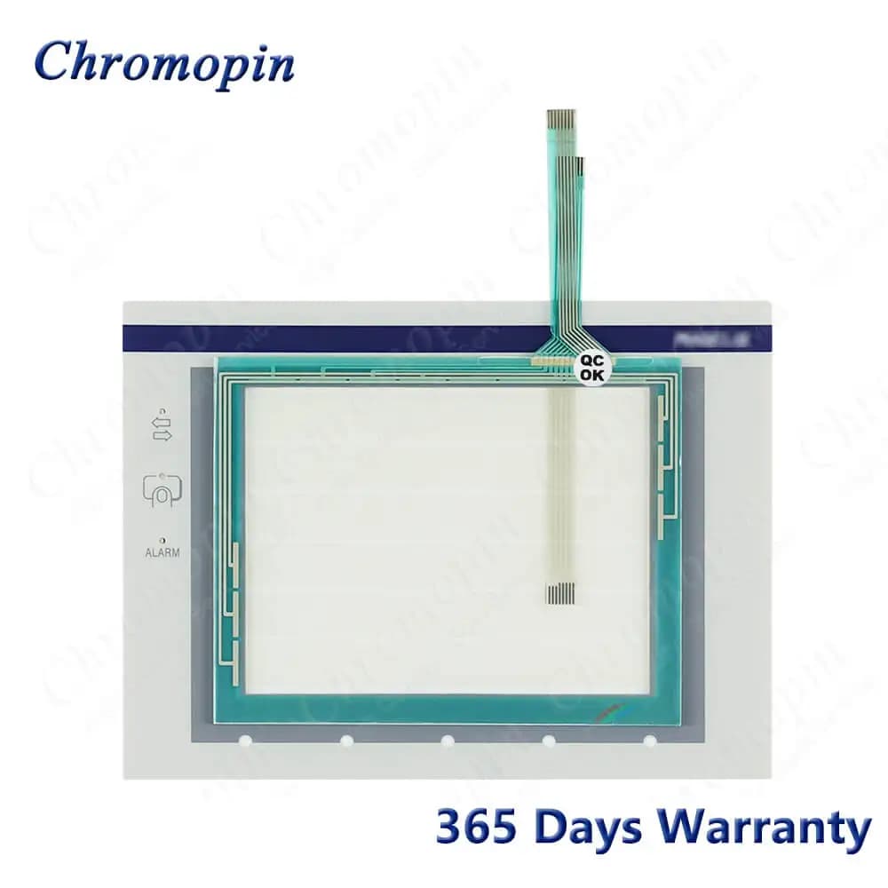 XBTF032110 Touch Panel Screen Glass Digitizer for Schneider XBTF032310 XBTF032310TA Touchscreen and Front Label Overlay