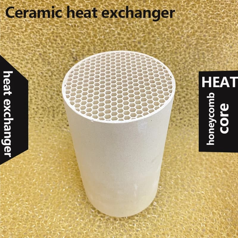 1 Pezzo Scambiatore di Calore in Ceramica 80*140mm, Nucleo a Nido d'Ape per Accumulo di Calore, Scambiatori di Calore di Alta Qualità