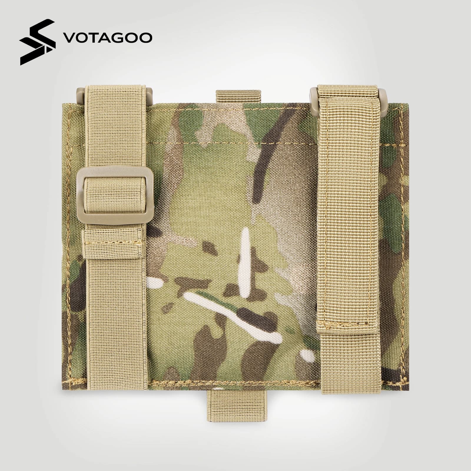 VOTAGOO Kit di archiviazione per maniche da braccio tattico QB Porta carte da polso Custodia da braccio DOPE Porta carte per la sorveglianza di salvataggio di tiro
