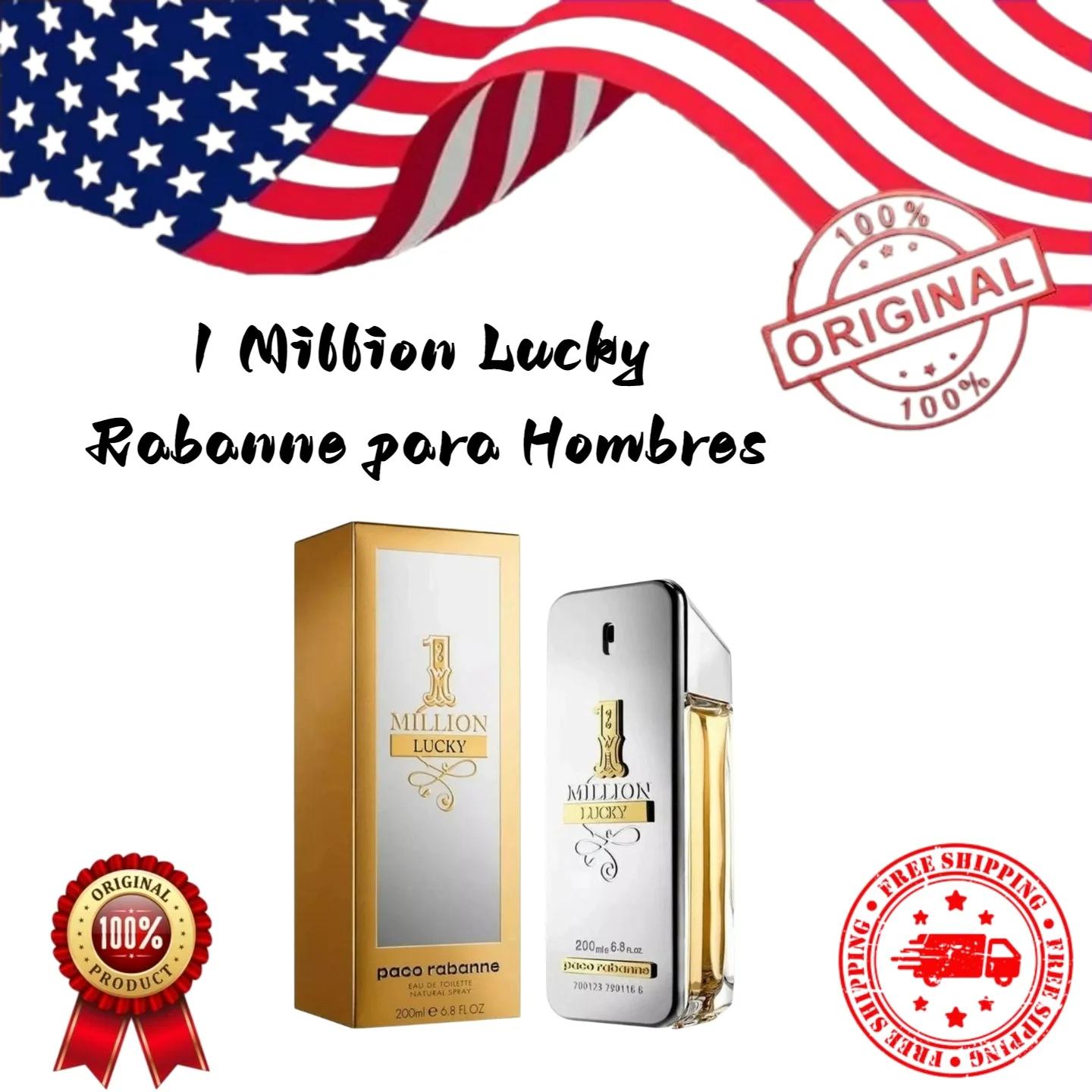 Paco Rabanne 1 Million Lucky 3.4 oz 100 ML EDT SIGILLATO SENZA DOLAROLOTO (TARIFFA) Luxury perfume, birthday gift or Valentine's Day
