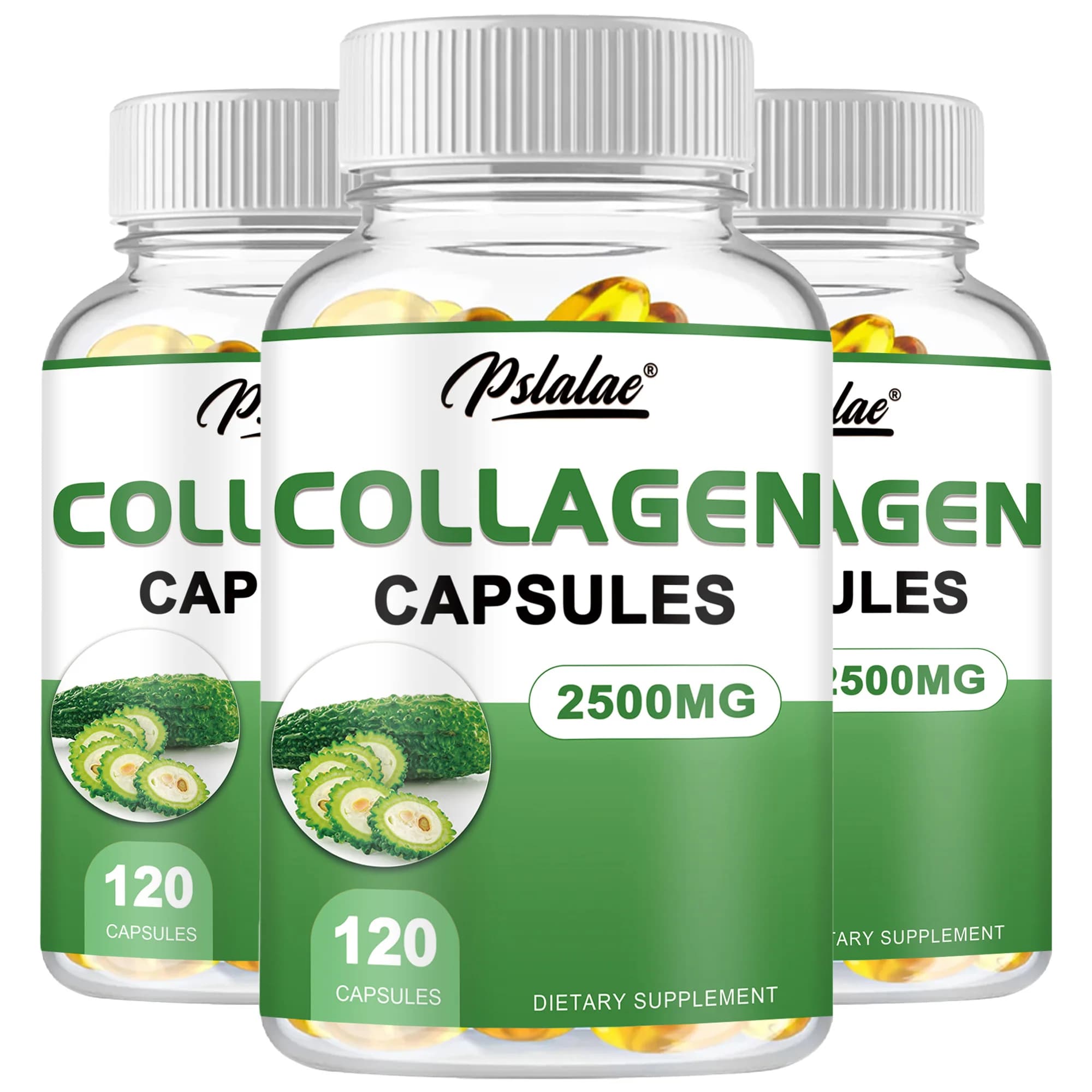 Capsules of collagen-contains bitter melon extract to promote weight management and reduce body anxiety-120 capsules