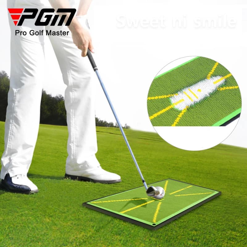 PGM DJD038 Tappetino da golf con display per perline Pista per allenamento per principianti Tappetino per rilevamento tracce Esercitatore per altalena