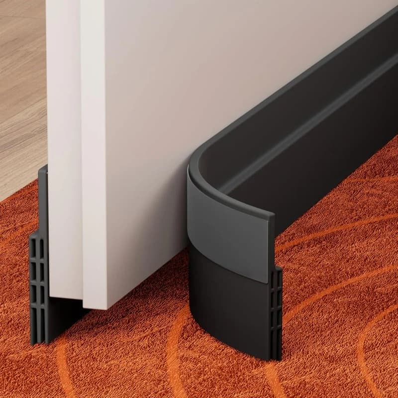 Nastro sigillante per porte con efficienza energetica domestica, striscia di tenuta, tappo antispiffero inferiore, riduzione del rumore, riempitivo per finestre