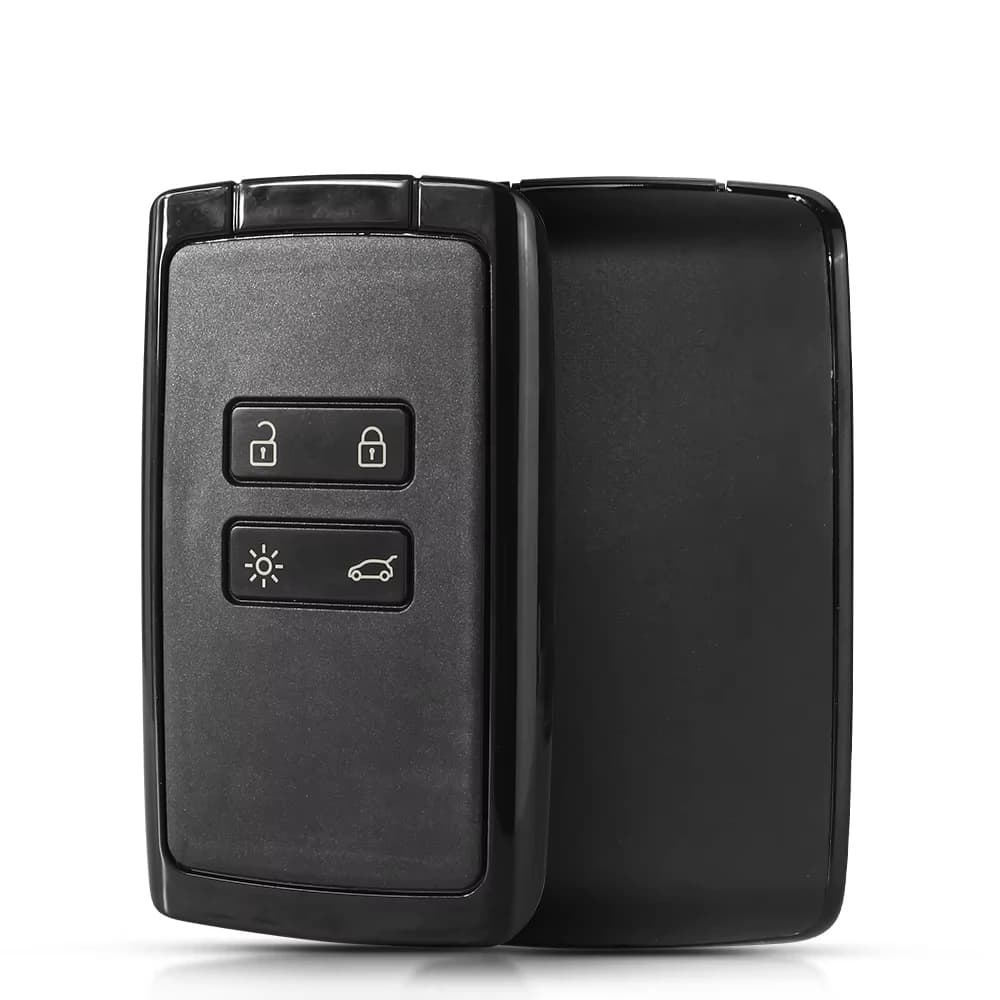 OHMSEN per Renault Dacia Guscio Portachiavi Telecomando a 4 Pulsanti Koleos Kadjar Megane Espace Captur Clio Megane Sandero Duster