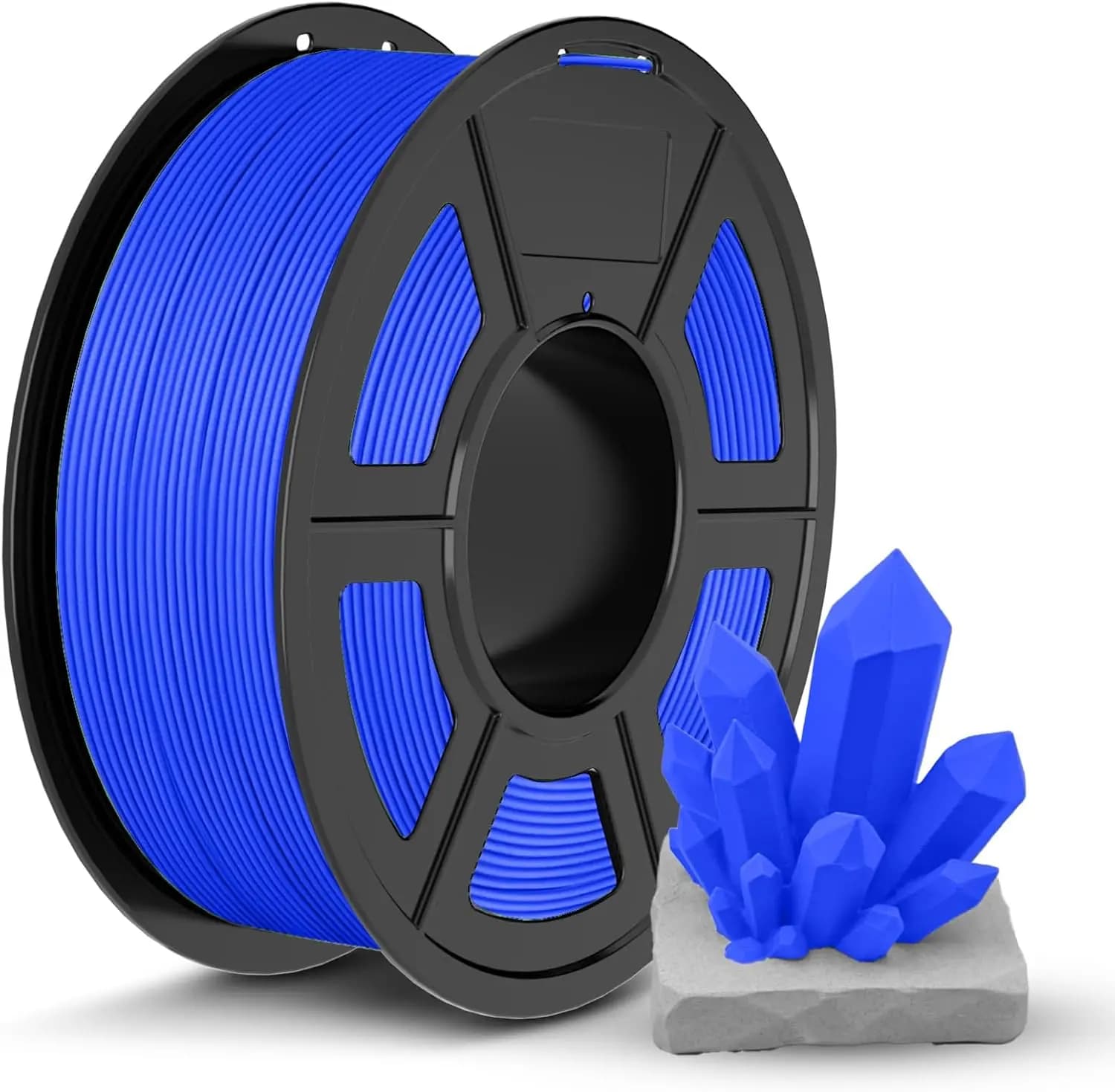 Filamento TPU Blu 1.75mm Flessibile per Stampante 3D con Durezza Shore 95A, Forte Elasticità e Resistenza all'Abrasione 250G