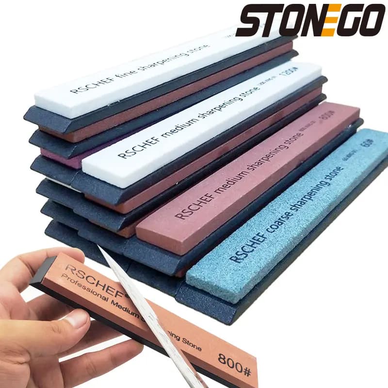 STONEGO sharp sharpening stone professional abrasive stone fixed stone to sharpen water for kitchen utensils