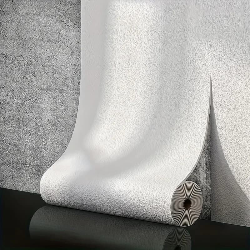 Wall sticker 3D self-adhesive solid linen foam 50 cm wallpaper for wall renovation with waterproof PVC thickened background