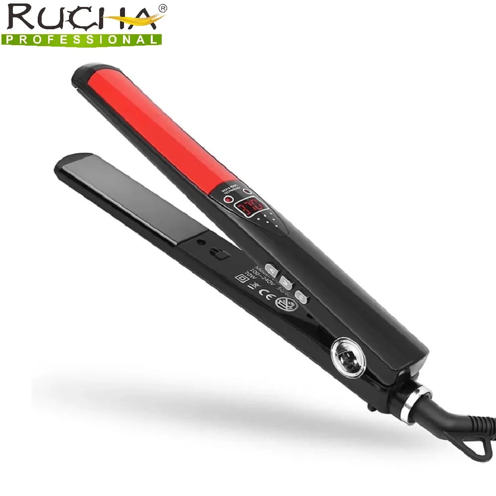 RUCHA hair plate titanium plates professional iron MCH iron fast heating hair curler for women's hair
