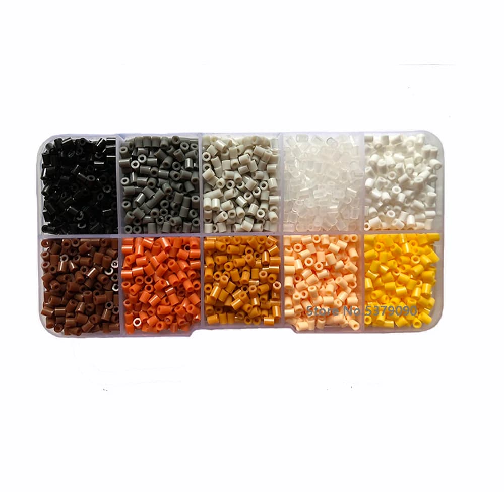 2.6mm 4500 pz/scatola Perlen colore Perler perline di ferro per bambini Hama perline puzzle di Pixel fai da te giocattolo regalo fatto a mano di alta qualità