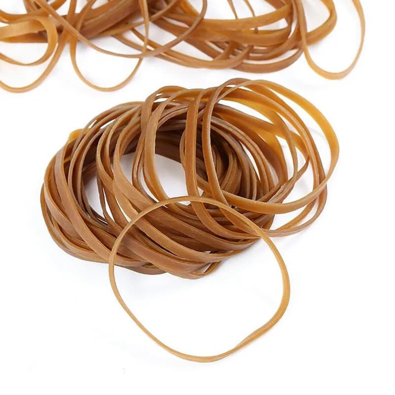 30 pezzi di elastici grandi, fasce elastiche per pattumiera da 70 * 5 mm Cartella di file per ufficio Elastico resistente per forniture scolastiche per ufficio a casa