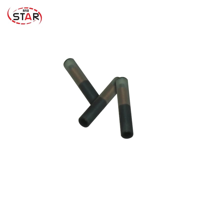 10pcs NFC Chip Rfid Tag vetro pet microchip 13.56mhz Ntag 216 2*12mm ISO 14443A impianti di chip animali standard per identificazione