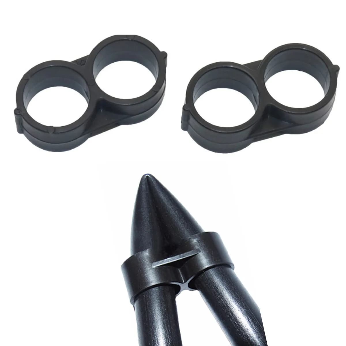 8-forma 16mm tubo piegato tappo terminale tubo tubo tappo acqua giardino agricoltura irrigazione risparmio idrico raccordi terminali di tenuta 10 pz