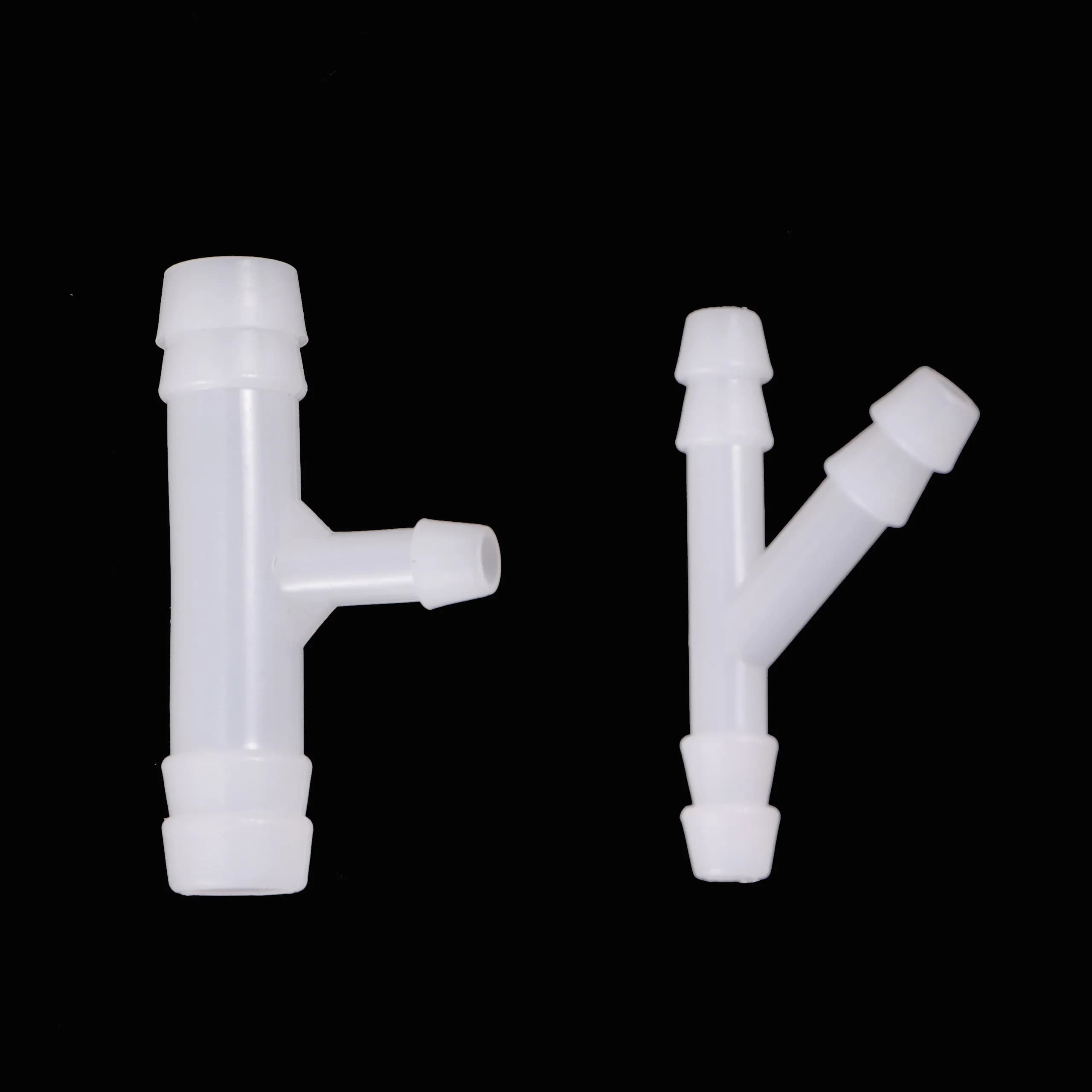 10 pcs 4/7mm pipe 8/11mm hose Barb water connector Tee Y coupling garden irrigation drip fitting Splitter water connection