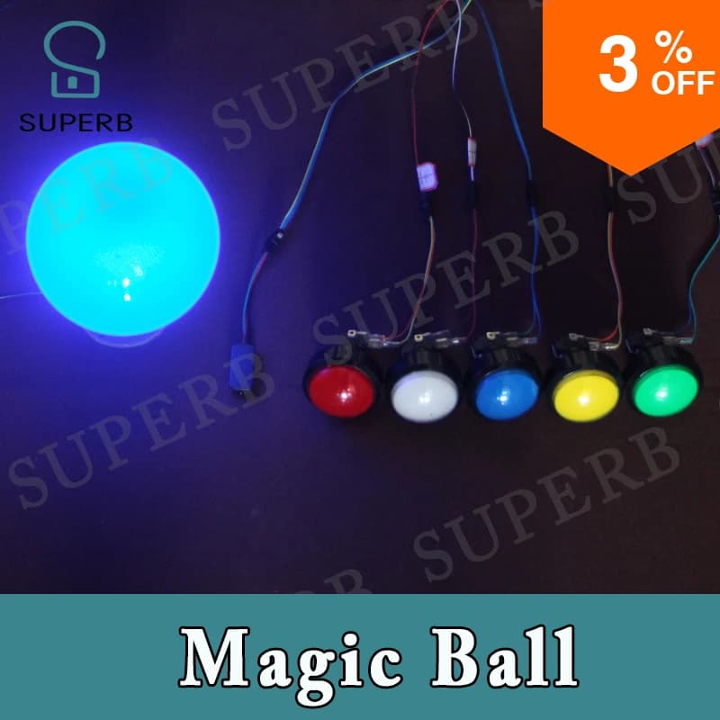 Gioco di fuga palla magica puntello palla colorata gioco di avventura puzzle 2021 nuovo puntello 1987 superbi oggetti di scena premere il pulsante colorato corretto