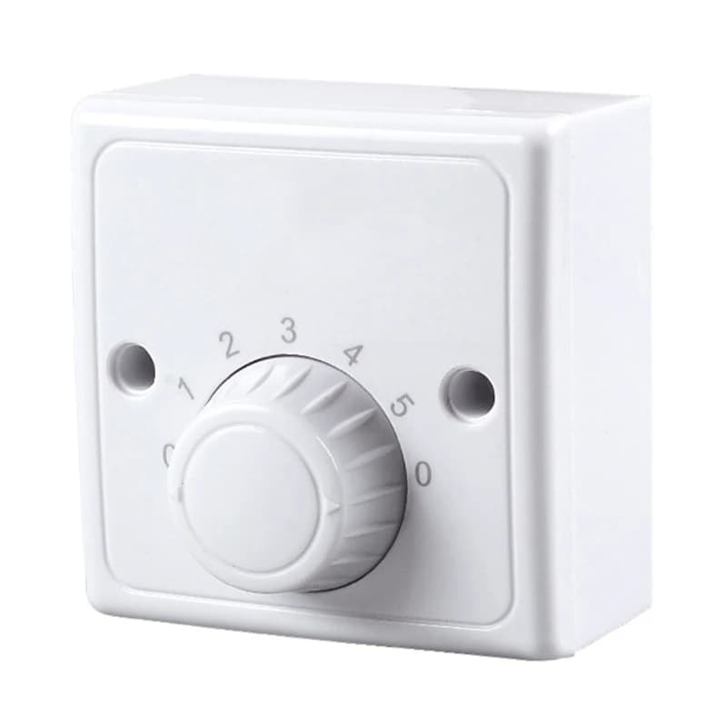 Controllo della velocità variabile per la maggior parte delle ventole elettriche sostituzione del regolatore di velocità, bianco