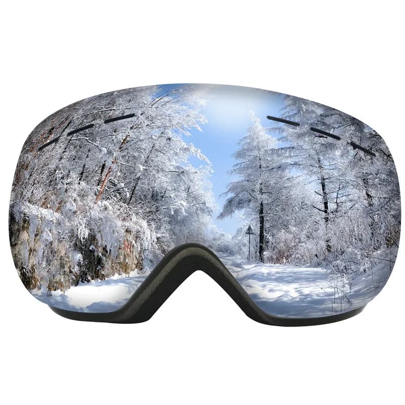 Nuovi occhiali da sci uomo donna doppio strato antiappannamento Big Ski UV400 occhiali protezione sci inverno neve Snowboard occhiali