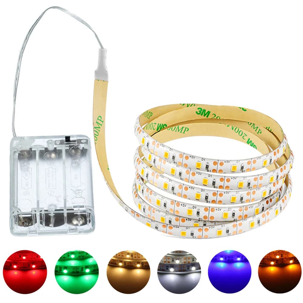 DC 5V HAS CONDUCTION LA Led Strip Light SMD 3528 2835 60Led Flexible HA CONDECT TV tape Retro lighting Tape Wall decal Waterproof Corda Light cabinet lamp