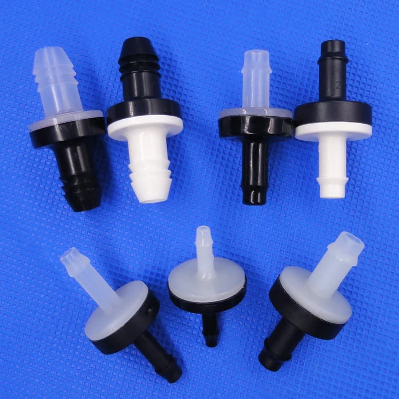 mini valvola di ritegno in plastica valvola irreversibile anti-retorno unidirezionale senza ritorno per acqua aria gas acquario bagno 3/4/6/8/10mm