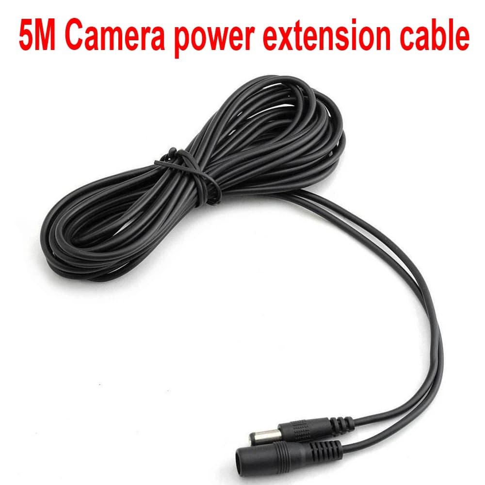 JIENUO DC 12V Adattatore di Alimentazione Cavo di Prolunga 5.5*2.1mm Maschio Femmina Cavo di Alimentazione Estendere Il Cavo 5M Per CCTV Senza Fili Router Wifi Della Macchina Fotografica