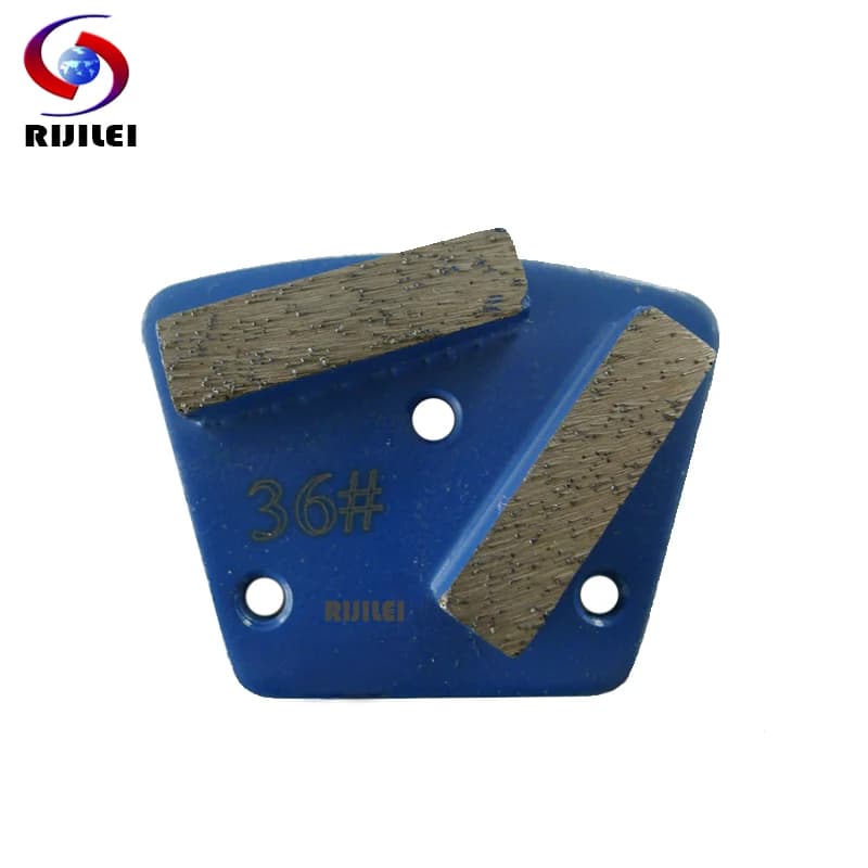 RIJILEI 12 Pz/lotto Metallo Rettifica disco Piastra forte rettifica magnetica disco abrasivo di pavimento in cemento smerigliatrice pad A10B