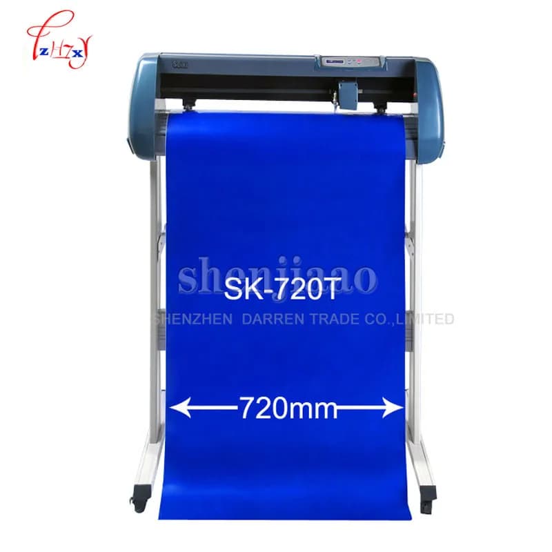 Plotter da taglio per vinile 45W 720mm taglierina per vinile Modello SK-720T Usb di alta qualità 100% nuovo di zecca 1pz