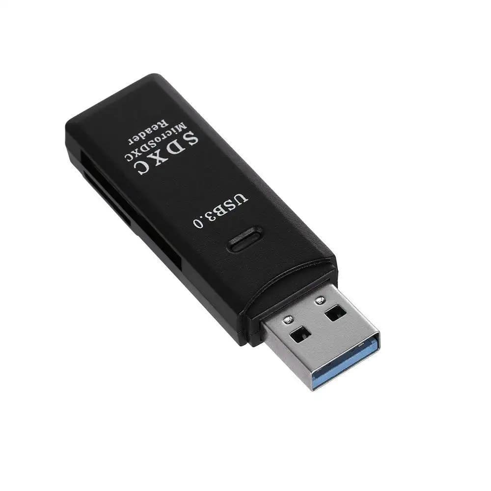 Lettore di schede Adattatore USB USB 3.0 SDXC TF 2 in 1 per tablet PC Computer portatile Mini lettore di schede TF USB3.0 portatile per desktop