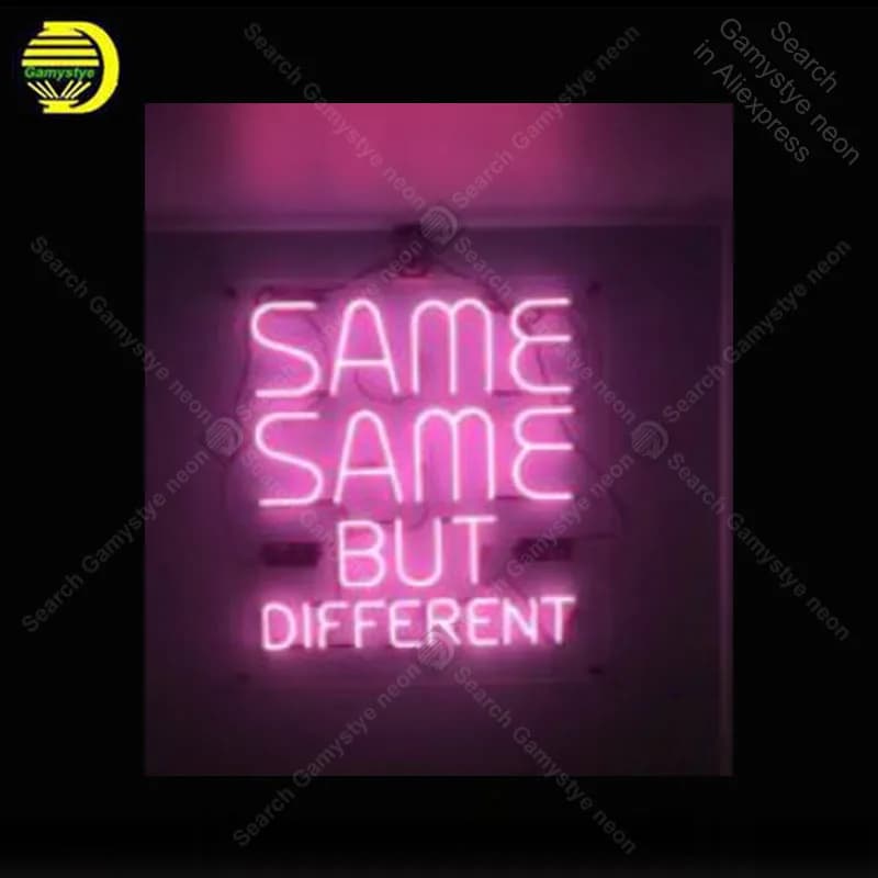 Insegna al neon per lo stesso ma diverso Insegna con lampadina al neon Insegna artigianale Hotel Ristorante Lampadina al neon Insegna Illumina lampade da parete