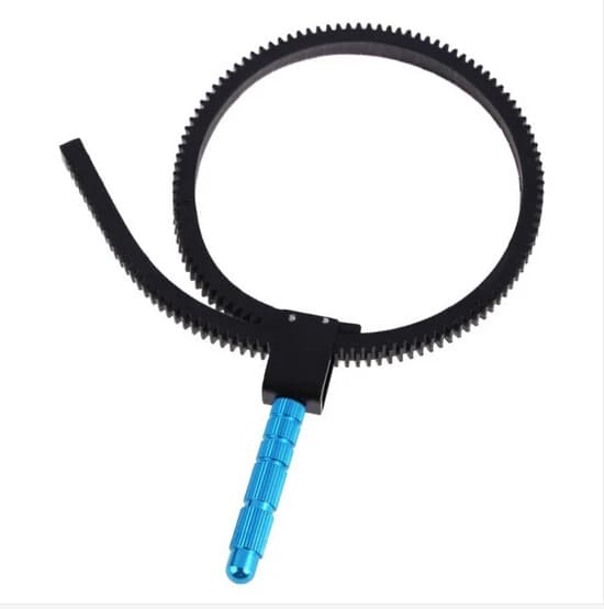 Vendita calda Flessibile Lens Gear Anello Cintura In Metallo Regolabile Hand Grip per Videocamera Portatile Della Macchina Fotografica Follow Focus Video Photo Zoom Lens