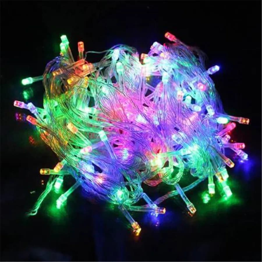 Luci natalizie a led per esterni 100M 50M 30M 20M 10M 2M lucine decorative luci natalizie illuminazione ghirlanda albero decorazione