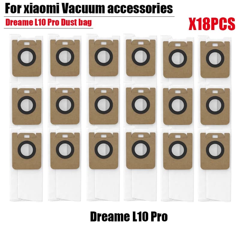 Per Dreame Bot L10 Pro L10 PLUS Z10 PRO accessori per aspirapolvere sacchetto per la polvere sacchetto di stoffa spazzare pezzi di ricambio per Robot