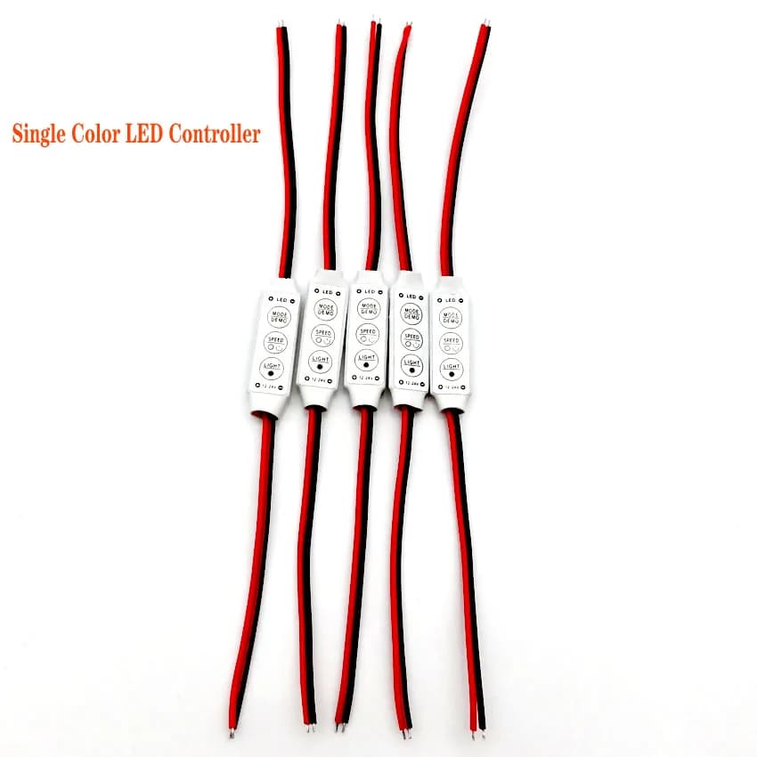 1 pz DC 12 V 24 V 3*4A Mini Led Controller Dimmer Driver per controllare Singolo Colore Ha Condotto La Luce di Striscia SMD 2835 3528 5050 5630 3014