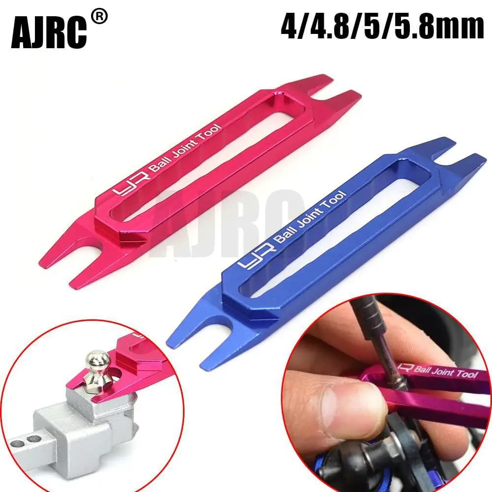 Sì Racing Strumento di regolazione dell'asta di collegamento per rimozione estremità sferica in alluminio per Traxxas trx4 Axial Scx10 4 4.8 5 5.8 6mm Parti di automobili RC con estremità sferica