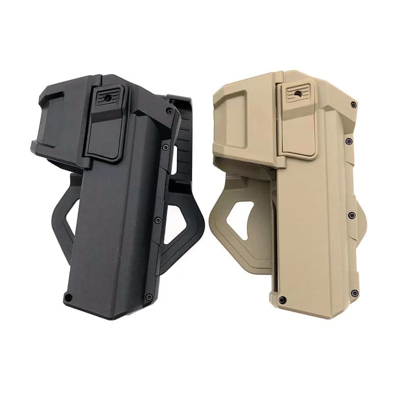 Nuove fondine tattiche per pistola per Glock 17 Gen 1-4 con torcia elettrica o fondina per pistola con cintura in vita destra montata al Laser
