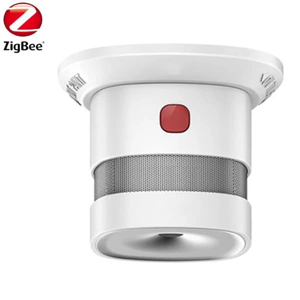 Sensore di allarme antincendio intelligente EN14604 Rilevatore di fumo Zigbee approvato funzionante con KAKU Home Assistant Conbee 2