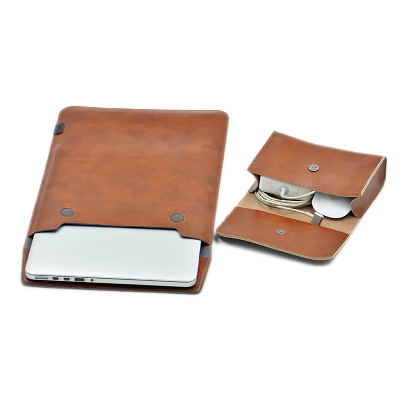 Busta Borsa per laptop Custodia super sottile, custodia per laptop in pelle microfibra per M1 MacBook Pro Air 13 14 15 16 pollici
