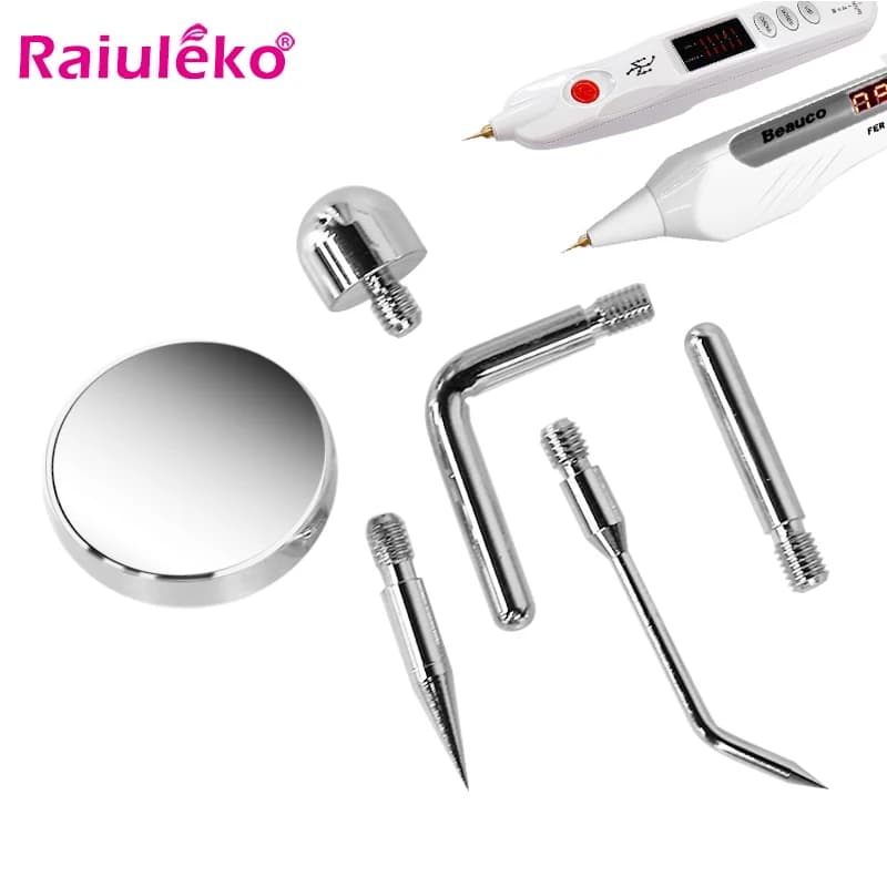 6 pcs/set replace the needles removal of the pen mole needles to Plasma freckles removal of the scary dark spots tool for removal of the beauty cure wart wrinkles
