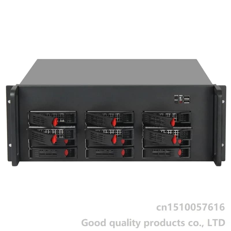 Sistema NAS 12 punte per disco rigido sostituibili a caldo Supporto compatibile 1 scheda madre ATX Rack di archiviazione per telaio server corto 4U320