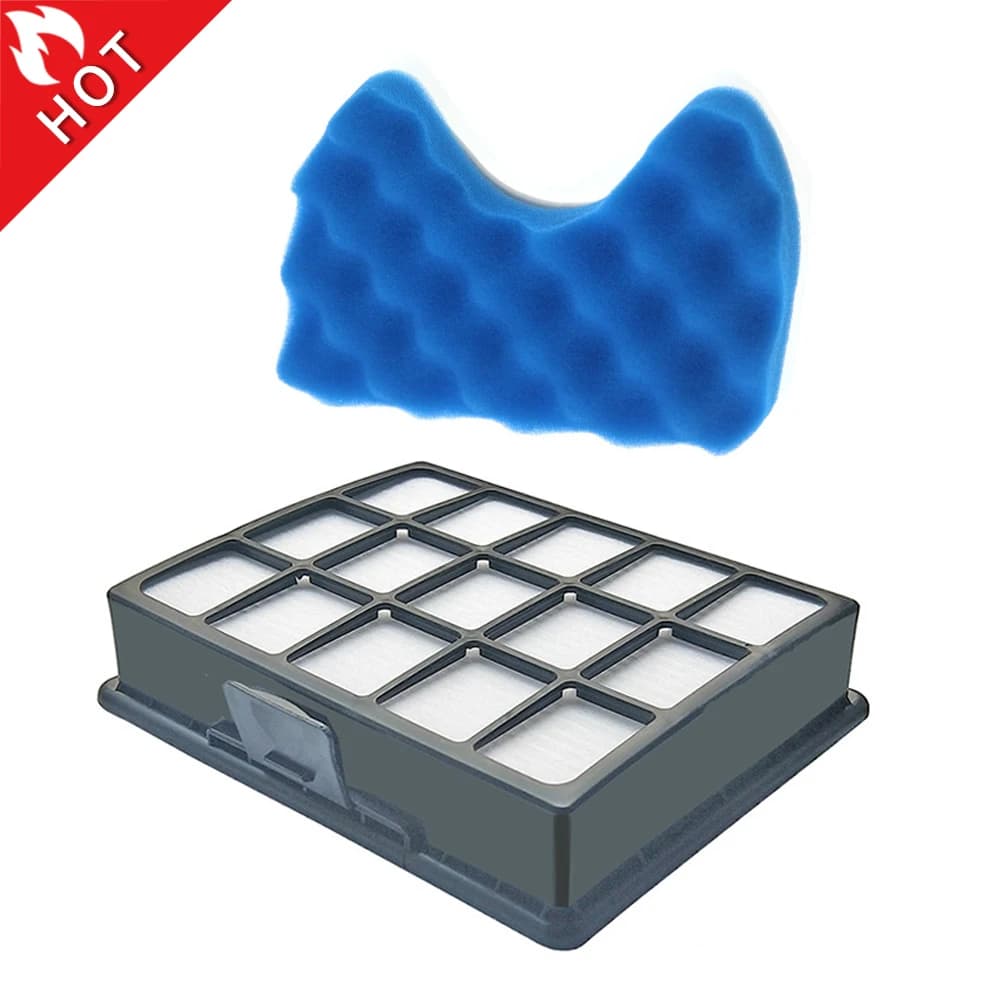 Aspirapolvere Filtro Ricambi Set Kit di Filtri e Spugna Filtro per Samsung DJ97-00492A SC6520 SC6530/40/ 50/60/70/80/90
