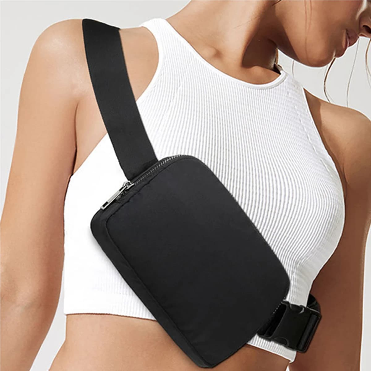 Fashionable Rain Bag Waterproof Casual Small Waist Bag Shopping Travel Training Outdoor Running Hiking