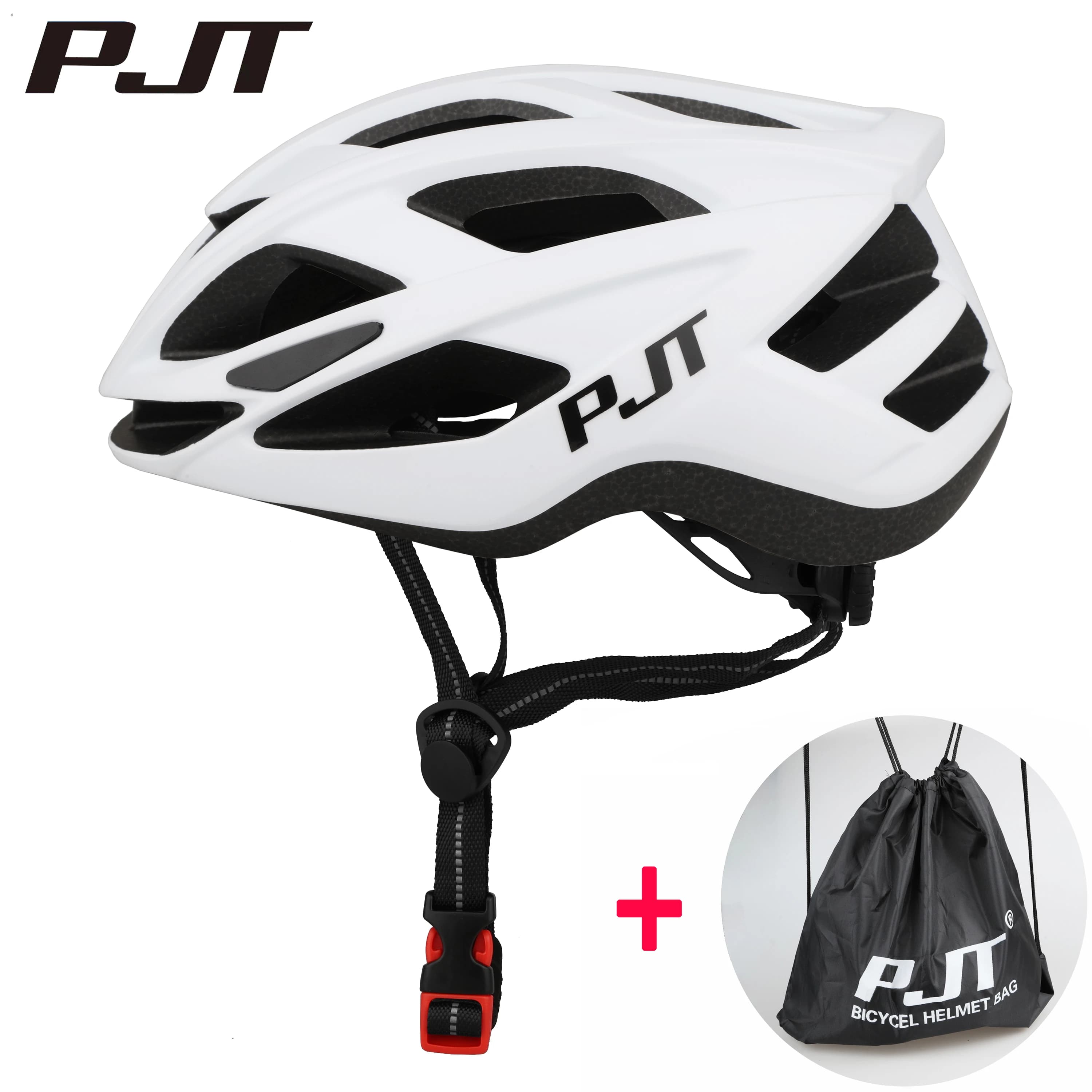 PJT Cycling Helmet Man Woman Road Bike Helmet Outdoor Bike Skateboard Scooter Ultralight Helmet Shaped Entirely