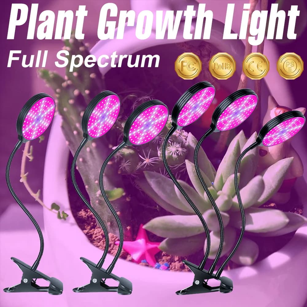 Hydroponic Growth Lamp Lamp for Growing Waterproof LED Plants Full Spectrum USB Fito Lamp Indoor Flower Seeds Tent for Growing in greenhouse