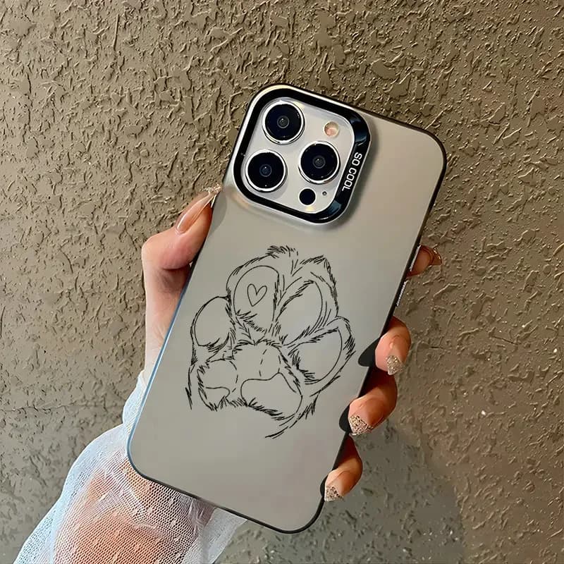 Cute dog leg print phone case for Samsung Galaxy S25 Ultra S24 FE S23 S22 S21 Plus A16 A56 A15 A54 A36 A35 A33 A34 Cover