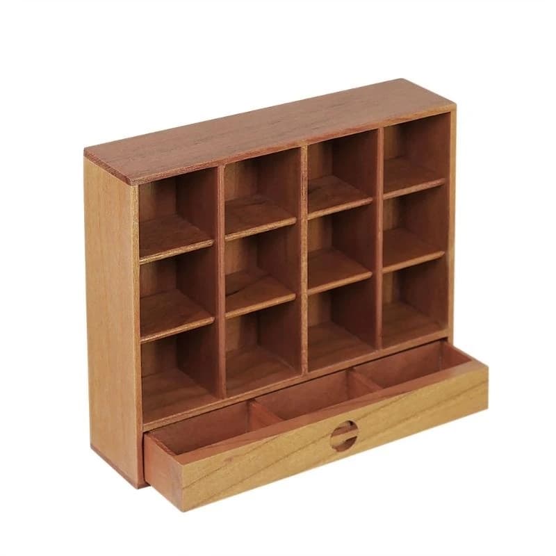 1:12 Armadietto per casa delle bambole Mini libreria in miniatura Scaffale Mobili per casa delle bambole Giocattolo 15UB