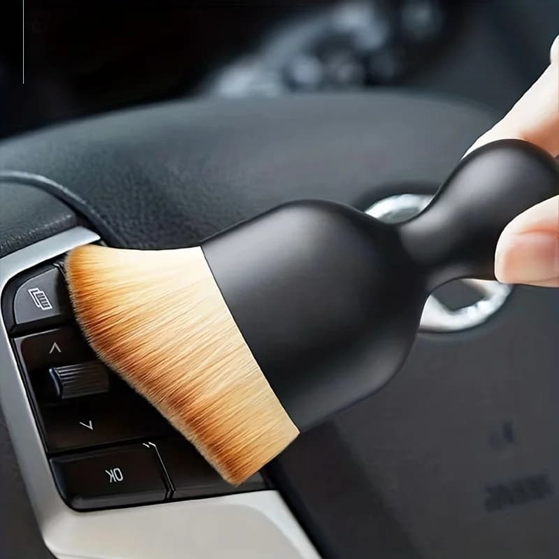 2 pezzi pennello per trucco pennello multifunzionale per tazza di vino pennello per rimozione polvere per auto pennello per curva tipo onda pennello per fondotinta in polvere strumenti di bellezza