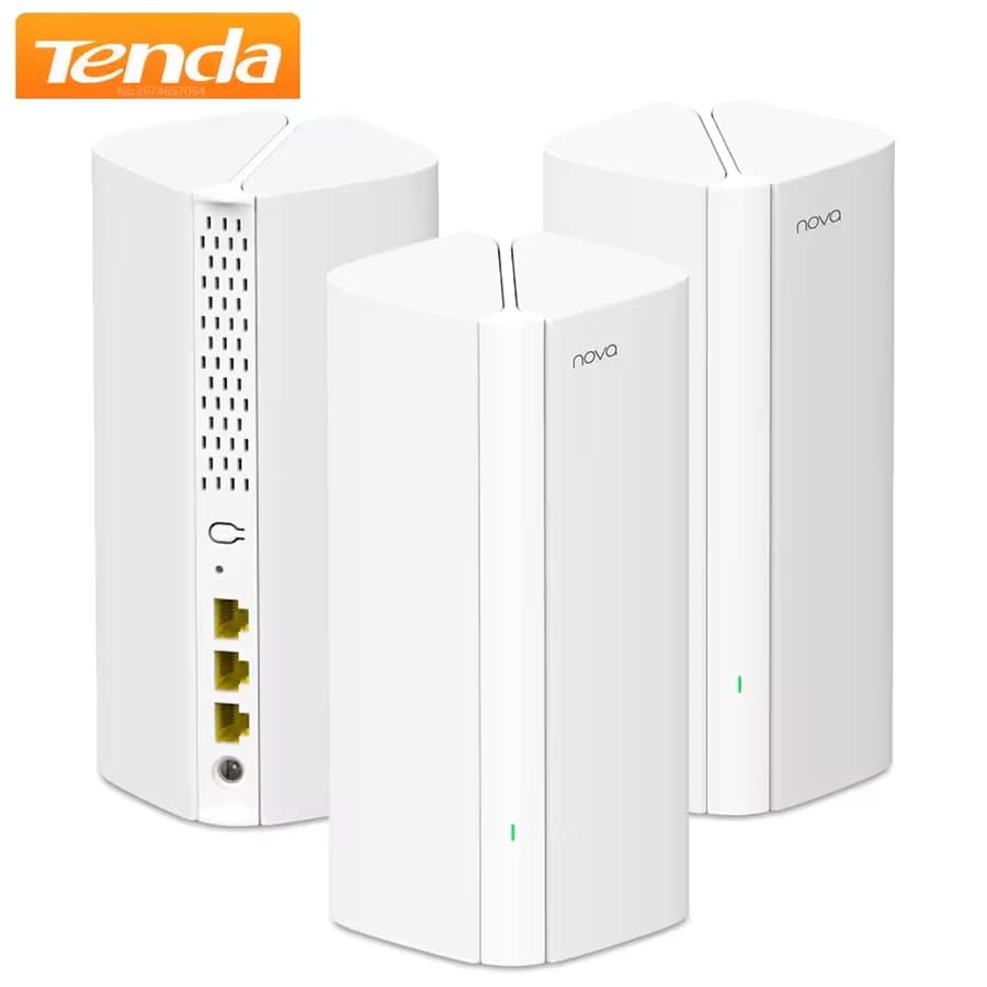 Tenda AX3000 WiFi6 Mesh System MX12 Router Wireless wi-fi 6 Mesh Router WiFi fino a 7000 piedi quadrati. Wifi range extender WIFI 6 Mesh