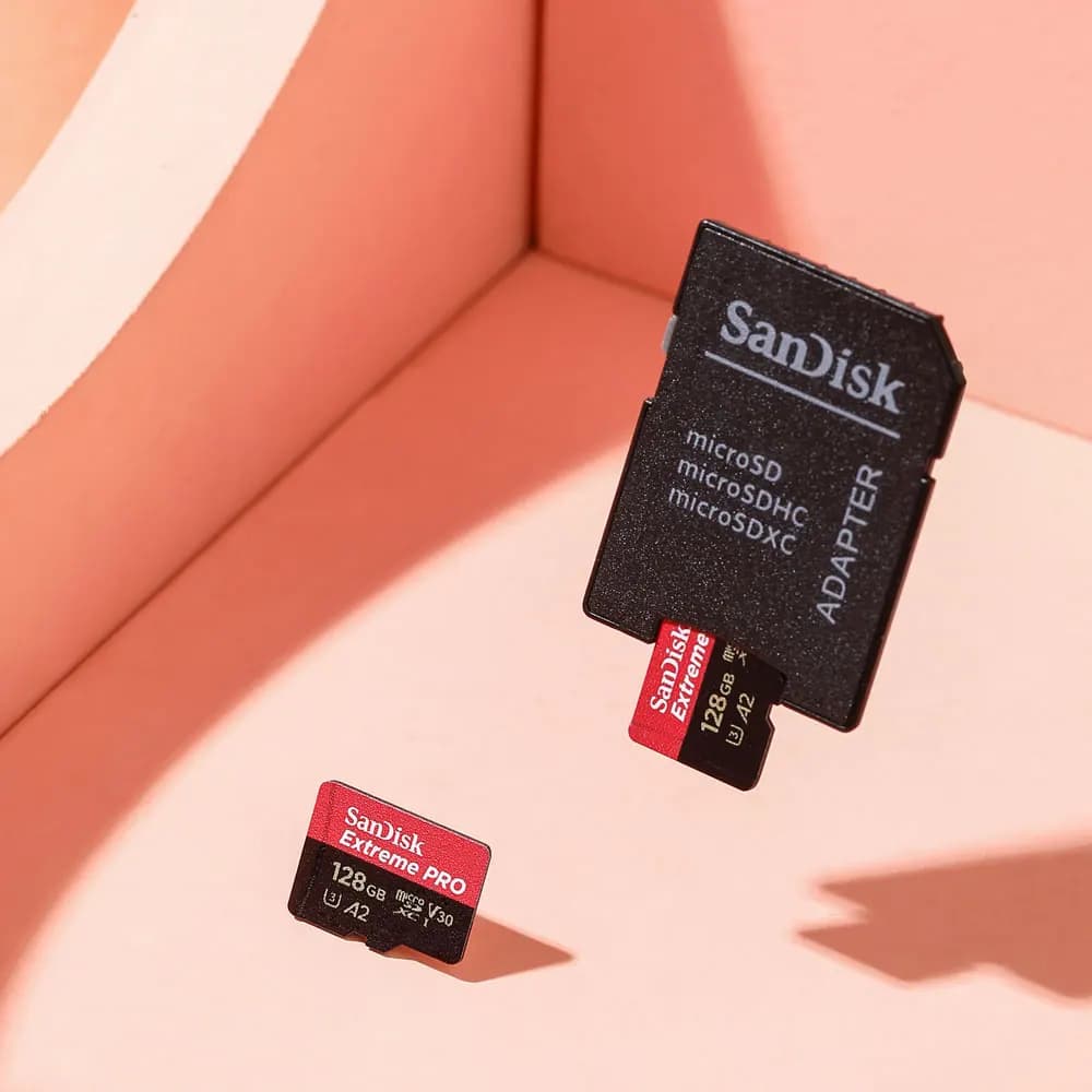 SanDisk Extreme PRO microSDXC UHS-I CARD 64GB 128G 256G 512GB 1TB Scheda di memoria TF Card C10 V30 U3 4K UHD per action cam drone