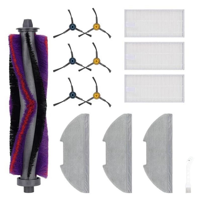 AD-For Eureka E10s / Obode A8 / ETA AURUM Pro 624 Robot aspirapolvere spazzola laterale principale filtro Hepa Mop parti in tessuto