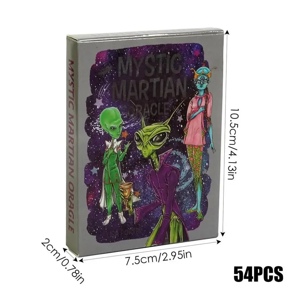 Carte oracolo marzio mistico 54 pezzi Carte dei tarocchi di divinazione del destino Fortune Telling Mazzo di tarocchi Intrattenimento Gioco da tavolo Bomboniere