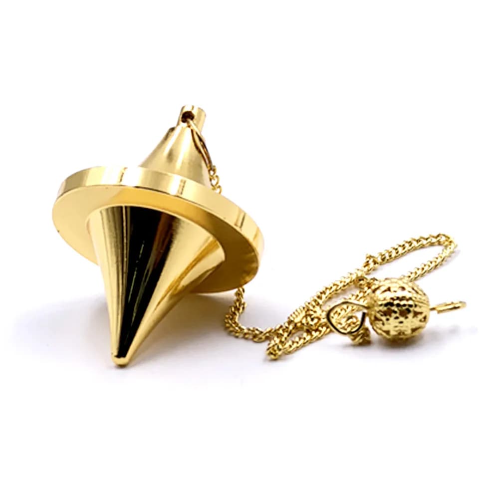 Ya.x Spinning Top Design Reiki Pendolo per divinazione, test dei chakra e energia spirituale Ottone Metallo Pendolo